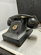 Vintage Bell System Western Electric Black Rotary Telephone - Missing Rotary  G1 picture