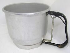 Vintage Working Foley 5 Cup Aluminum Flour Sifter Made in USA picture