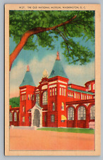 Washington DC Old National Museum Postcard Vintage E5 picture