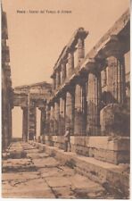 Italy. Salerno - Pesto - Temple of Neptune. Templo di Nettuno Vintage postcard. picture