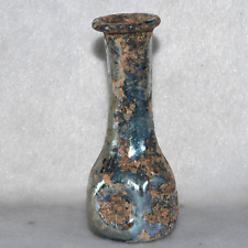 Ancient Roman Glass Bottle in Perfect Condition Circa 1st - 2nd Century AD picture