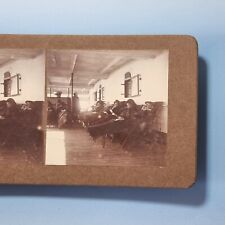 Cunard Ship Stereoview 3D C1910 Real Photo S.S Carmania Deck Lounger Passengers picture