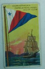 1909-11 Flags of All Nations T59-4 Recruit Little Cigars Backs Corinthian Yacht  picture