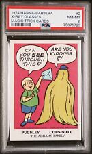 1974 Hanna-Barbera Magic Trick Cards #2 X-Ray Glasses PSA 8 POP 4 - 2 higher picture