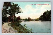 Reading PA-Pennsylvania, Along Tulpehocken, Antique, Vintage c1912 Postcard picture