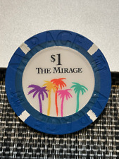$1 THE MIRAGE CASINO CHIP POKER CHIP GAMBLING TOKEN LAS VEGAS NEVADA picture