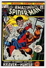 AMAZING SPIDER-MAN #111 8.0 HIGHER GRADE 1972 OFF-WHITE PAGES picture