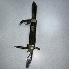 Vintage Imperial Boy Scout of America  Pocket Knife, 4 Blade. Project Knife picture