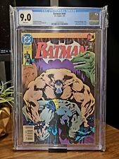 BATMAN #497 Rare NEWSSTAND (DC 1993) Iconic Bane Breaks Batman’s Back CGC 9.0 picture
