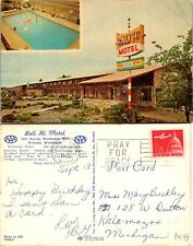 Richland WA Bali HI Motel Postcard Used (40882) picture