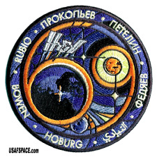 Authentic Expedition 69 -NASA SPACEX ISS Mission- A-B Emblem SPACE PATCH W/Names picture