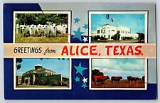 Postcard Greetings from Alice Texas - Multiview picture