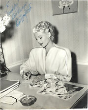 AMERICAN ICONIC ACTRESS RITA HAYWORTH, SIGNED VINTAGE PROMOTIONAL PHOTO. COBURN picture
