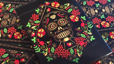 Calaveras de Azucar Black Edition Playing Cards Printed by USPCC picture