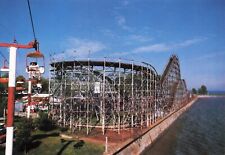 Postcard Canada Ontario Crystal Beach Amusement Park Roller Coaster 