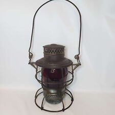 Vintage Adlake Kero No. 200 Railroad Red Dietz Globe Lantern  READ ALL picture