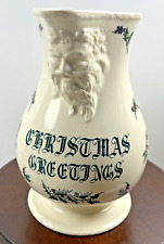 Vaillancourt Limited Classical Christmas Greetings Pitcher Holly Rare Crazed picture