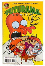 Futurama Cast Billy West John DiMaggio Katey Sagel Signed Autograph JSA COA LOA picture
