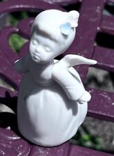 Napcoware Kissing Angel vtg replacement Figurine Bisque Porcelain picture