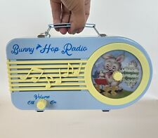 Mr. Christmas Cottontail Easter Bunny Hop Radio Play 2 Songs Amazing Grace Blue picture