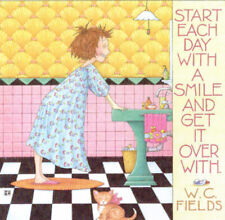 W.C.Fields-START WITH A SMILE-Handcrafted Fridge Magnet-W/Mary Engelbreit art picture