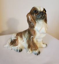 Vintage ZACCAGNINI Pekingese Dog Signed Figurine ITALY 1930-40's - RARE picture
