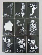 SET 9 NIGHTMARE BEFORE CHRISTMAS CHARACTER CARDS #71-79~1993~NM/M~FREE SHIP picture