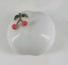 Cherries Trinket Box Small Fine Bone China Jewelry Cherry Shape 2.5