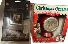 2 Christmas Ornament Digital Photo Frame 1.5 in Screen 107 Photos And 60 Photos picture