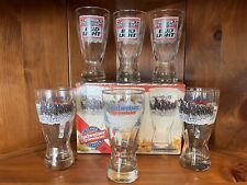 NOS Budweiser Clydesdale Horses Pilsner Beer Glasses Glassware | Anheuser-Busch picture