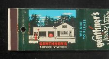 1960s Gas Genthner's Service Station Oil Burners Waldoboro ME Lincoln Co MB picture
