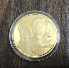 Star Trek Convention Las Vegas 57 Year Mission STLV Gold Coin 2023 picture
