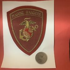 USMC “ Raiders/ Rangers “ Bullion Patch ( Beautiful Stitching ) picture