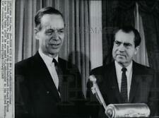 1968 Press Photo US ambassador to United Nations Charles Yost & President Nixon picture