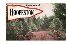 Postcard Views around Hoopeston, IL Postmarked 1915 Banner S. Bergman picture