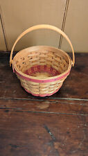 Longaberger 2002 Woven Memories Basket No Liner But Signed By Longaberger Family picture