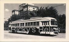 B&W Photo Dallas Street Rys #615 Streetcar Dallas TX 1940s Action Ervay picture