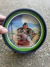 Vintage Otagiri Musical Moving Train Coin Bank Happy Days Are Here Again Japan picture
