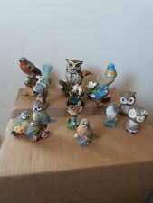 Job Lot Of 12 Vintage Ceramic Birds - Good Condition picture