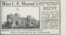 1915 Miss CE Mason Suburban School For Girls The Castle Vintage Print Ad CO1 picture