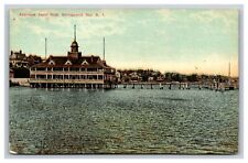 Edgewood Yacht Club, Narragansett Rhode Island RI Postcard picture