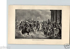 1895 Napoleon Bonaparte Entry To Berlin Germany Print Horses Arny Soldiers picture