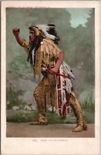 c1900s DETROIT PHOTOGRAPHIC Native Americana Indian Postcard Chief Paupuk Keewis picture