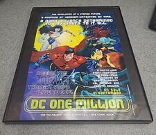 DC One MILLION COMIC 1998 Print Ad Framed 8.5x11  picture