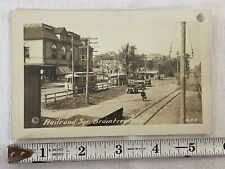 Braintree, Massachusetts Real Photo Postcard RPPC- Railroad, Frink, Quicy, MA picture