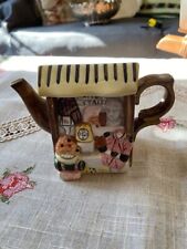 Vintage Ceramic Miniature Antique Stall Decorative Teapot picture