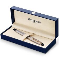 Waterman Expert Fountain Pen, S Steel with 23k Gold Trim, Fine Nib S0951940 picture