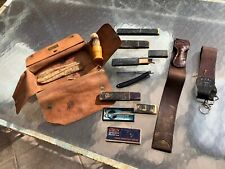 Vtg. Rare Absolutely Amazing 1800’s Razor Kit W.R Case & Sons + More See Pics picture