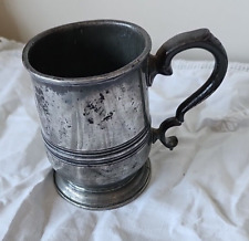 Vintage Pewter 1/2 Pint Tankard Antique Very Old English Collectable Pubs - Home picture