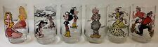 1975 set of six LI'L ABNER GLASSES - SKEAKY PETE'S HOT DOGS picture